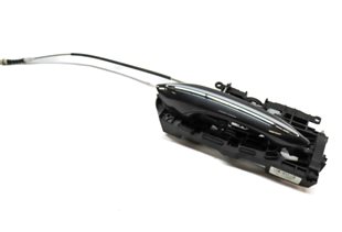 2011-2016 BMW 528i 535i 550i M5 (F10) LEFT REAR DOOR HANDLE w/ LIGHT(Gray)