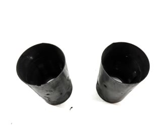 Thumbnail 6: 2013 BMW 328i (F30) REAR LEFT RIGHT MUFFLER EXHAUST TIP SET/2 BLACK