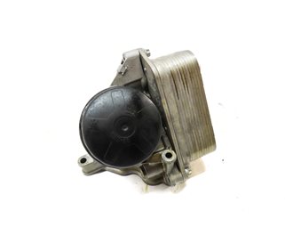 Thumbnail 1: 2015 BMW 535i (F10) 3.0T 3.0L N55 TURBO ENGINE MOTOR OIL COOLER FILTER HOUSING