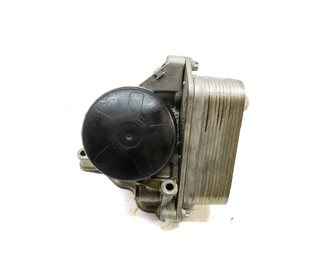Thumbnail 2: 2015 BMW 535i (F10) 3.0T 3.0L N55 TURBO ENGINE MOTOR OIL COOLER FILTER HOUSING