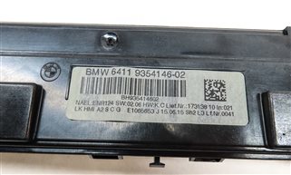Thumbnail 7: 15-20 BMW 2 / 3 / 4 SERIES (F22 F30 F32) FRONT HEATER TEMPERATURE RADIO CONTROL