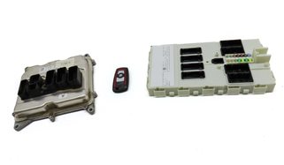 Thumbnail 2: 13-18 BMW 328i 428i 528i X3 X4 (F30 F32) 2.0L N26 ENGINE DME BCM MODULE KEY SET
