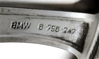 Thumbnail 4: 12-19 BMW 3 4 SERIES (F30 F31 F32) 18x8 5-DOUBLE FLARED SPOKE ALUMINUM WHEEL RIM
