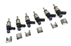 Thumbnail 3: 2011-2018 PORSCHE CAYENNE PANAMERA (958 970 G1) 3.0L ENGINE FUEL INJECTOR SET-6