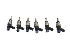 Thumbnail 5: 2011-2018 PORSCHE CAYENNE PANAMERA (958 970 G1) 3.0L ENGINE FUEL INJECTOR SET-6