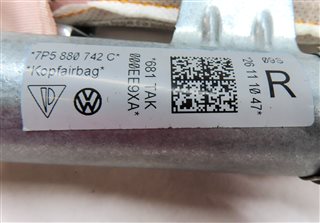 Thumbnail 5: 2011-2018 PORSCHE CAYENNE (958) LEFT DRIVER ROOF SIDE CURTAIN SRS AIRBAG AIR BAG