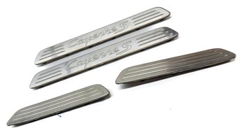 Thumbnail 3: 2011 PORSCHE CAYENNE HYBRID (958) FRONT/REAR RIGHT/LEFT DOOR SILL SCUFF TRIM SET