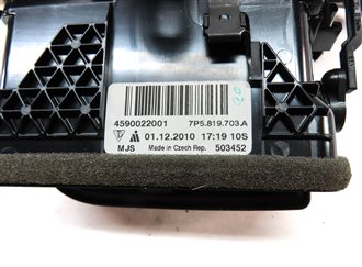 Thumbnail 7: 2011 PORSCHE CAYENNE (958) FRONT LEFT DRIVER DASH HEAT AC AIR VENT (Black)