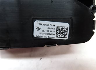 Thumbnail 6: 2011 PORSCHE CAYENNE HYBRID (958) FRONT LEFT DRIVER SEAT ADJUST SWITCH w/LUMBAR