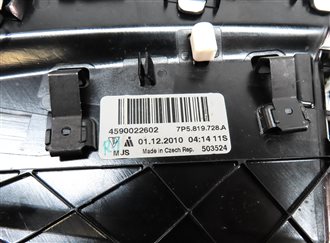 Thumbnail 6: 11 PORSCHE CAYENNE HYBRID (958) FRONT RIGHT CENTER DASH HEAT AC AIR VENT(Black)