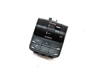 2011 PORSCHE CAYENNE HYBRID (958) FRONT CENTER CONSOLE SUSPENSION SETTING SWITCH