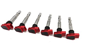 Thumbnail 1: 2011-2018 PORSCHE CAYENNE PANAMERA (958 970 G1) 3.0L E-HYBRID IGNITION COIL SET