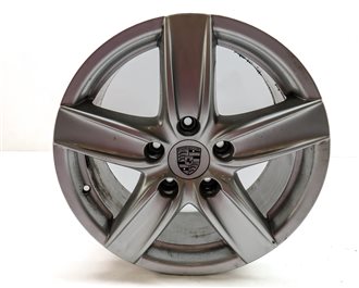 Thumbnail 2: 2011-2014 PORSCHE CAYENNE (958) 18x8 ALUMINUM ALLOY 5-SPOKE WHEEL RIM