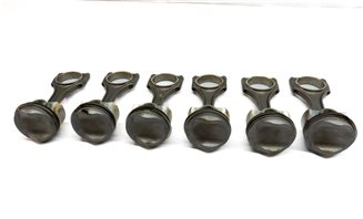 Thumbnail 2: 2011-2018 PORSCHE CAYENNE PANAMERA (958 970 G1) 3.0L ENGINE PISTON SET/6