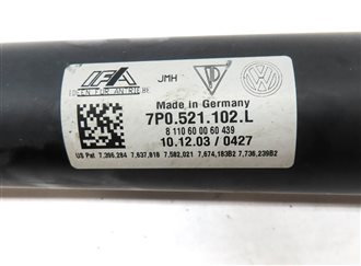 Thumbnail 5: 2011-2018 PORSCHE CAYENNE (958) 3.0L GAS - REAR DRIVESHAFT DRIVE LINE SHAFT