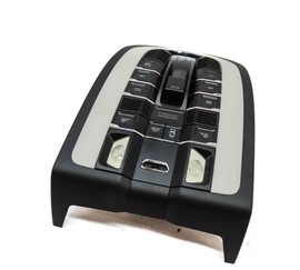 2011 PORSCHE CAYENNE HYBRID 958 FRONT INTERIOR ROOF DOME LIGHT w/SWITCHES(Black)