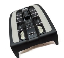 Thumbnail 3: 2011 PORSCHE CAYENNE HYBRID 958 FRONT INTERIOR ROOF DOME LIGHT w/SWITCHES(Black)