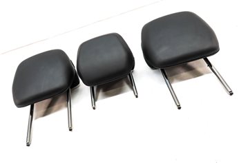 Thumbnail 3: 11-18 PORSCHE CAYENNE (958 970 G1) REAR LEFT RIGHT CENTER HEADREST SET 3 (Black)