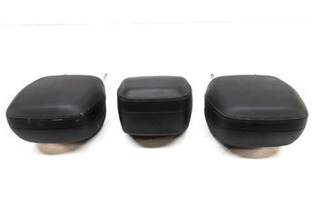 Thumbnail 4: 11-18 PORSCHE CAYENNE (958 970 G1) REAR LEFT RIGHT CENTER HEADREST SET 3 (Black)