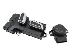 2017 AUDI Q5 (B8 8R) FRONT RIGHT PASSENGER SEAT ADJUST SWITCH w/LUMBAR SET/2