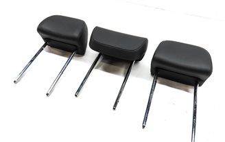 11-17 AUDI Q5 SQ5 (B8 8R) REAR LEFT RIGHT & CENTER HEADREST SET 3 (Black)