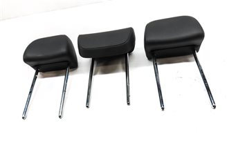 Thumbnail 2: 11-17 AUDI Q5 SQ5 (B8 8R) REAR LEFT RIGHT & CENTER HEADREST SET 3 (Black)