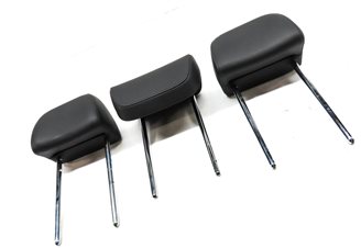 Thumbnail 3: 11-17 AUDI Q5 SQ5 (B8 8R) REAR LEFT RIGHT & CENTER HEADREST SET 3 (Black)