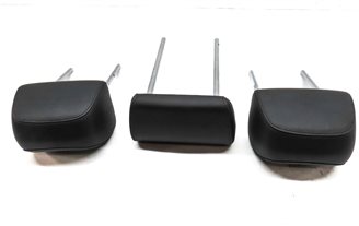 Thumbnail 5: 11-17 AUDI Q5 SQ5 (B8 8R) REAR LEFT RIGHT & CENTER HEADREST SET 3 (Black)