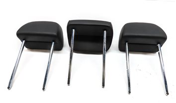 Thumbnail 6: 11-17 AUDI Q5 SQ5 (B8 8R) REAR LEFT RIGHT & CENTER HEADREST SET 3 (Black)