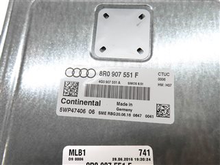 Thumbnail 8: 16-17 AUDI Q5 (B8 8R) 3.0L SUPER IGNITION SPEEDOMETER ENGINE MODULE & KEY SET8