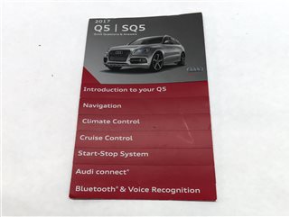 Thumbnail 5: 2017 AUDI Q5 (B8 8R) 3.0L (CTUC) ENGINE OWNERS MANUAL SET / 7 w/CASE