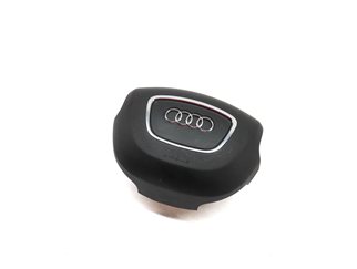2012-2015 AUDI A6 S6 A7 S7 (C7) LEFT DRIVER STEERING WHEEL AIRBAG (Black)