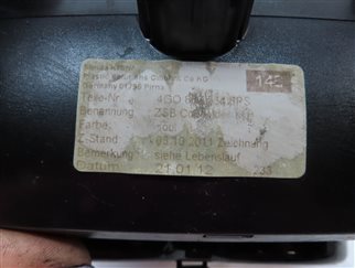 Thumbnail 6: 2012 AUDI A6 (C7 4G) FRONT CENTER CONSOLE CUPHOLDER CUP HOLDER