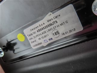 Thumbnail 10: 2012 AUDI A6 (C7 4G) REAR CENTER CONSOLE ARMREST STORAGE COMPARTMENT w/CUPHOLDER