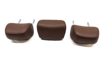 Thumbnail 4: 12-18 AUDI A6 A7 S6 S7 RS7 (C7 4G8) REAR LEFT CENTER RIGHT HEADREST SET (Brown)