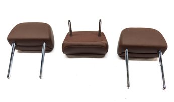 Thumbnail 6: 12-18 AUDI A6 A7 S6 S7 RS7 (C7 4G8) REAR LEFT CENTER RIGHT HEADREST SET (Brown)