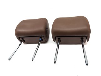 Thumbnail 2: 12-18 AUDI A6 A7 S6 S7 RS7 (C7 4G8) FRONT LEFT & RIGHT SEAT HEADREST SET (Brown)