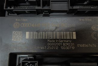 Thumbnail 12: 12 AUDI A6 C7 4G 3.0 SUPER CGXB ECM BCM IGNITION IMMOBILIZER BODY MODULE KEY SET