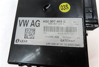 Thumbnail 16: 12 AUDI A6 C7 4G 3.0 SUPER CGXB ECM BCM IGNITION IMMOBILIZER BODY MODULE KEY SET