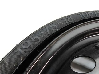 Thumbnail 4: 2009-2017 AUDI Q5 (B8 8R) 18x6 COLLAPSIBLE SPARE TIRE WHEEL RIM