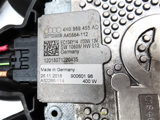 Thumbnail 7: 12-18 AUDI A6 A7 (C7) 3.0L SUPERCHARGED ENGINE - RADIATOR COOLING FAN w/ SHROUD
