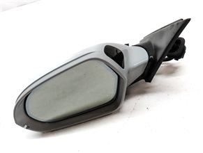 12-13 AUDI A6 (C7) LEFT P-FOLD HEAT MEMORY BLIND SPOT DOOR MIRROR (White)