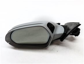 Thumbnail 4: 12-13 AUDI A6 (C7) LEFT P-FOLD HEAT MEMORY BLIND SPOT DOOR MIRROR (White)