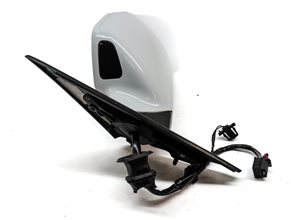 Thumbnail 6: 12-13 AUDI A6 (C7) LEFT P-FOLD HEAT MEMORY BLIND SPOT DOOR MIRROR (White)