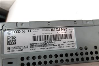 Thumbnail 7: 2012-2013 AUDI A6 (C7) RADIO STEREO CD DVD SD SIM MMI MULTIMEDIA READER PLAYER