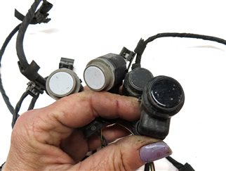 Thumbnail 5: 2012 AUDI A6 (C7 4G) FRONT PARK ASSIST PDC SENSOR SET/4 w/HARNESS(White)