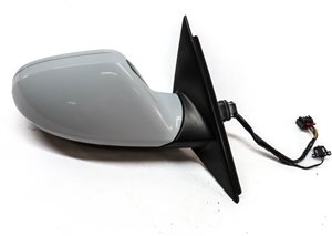 Thumbnail 6: 12-13 AUDI A6 (C7) RIGHT P-FOLD HEAT MEMORY BLIND SPOT DOOR MIRROR(White)
