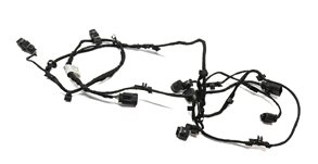 Thumbnail 1: 14 BMW 650i GRAN COUPE F06 FRONT PARK ASSIST PDC SENSOR SET/4 w/HARNESS(White)