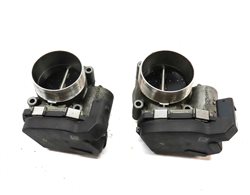 Thumbnail 2: 08-18 BMW 550i 650i 750i B6 B7 M5 M6 X5 X6 4.4L TWIN TURBO THROTTLE BODY SET 2