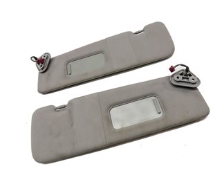 Thumbnail 3: 12-19 BMW 640i 650i M6 (F06 F12) FRONT LEFT & RIGHT SUN VISOR SHADE SET (Grey)